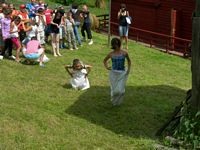 children on sports day